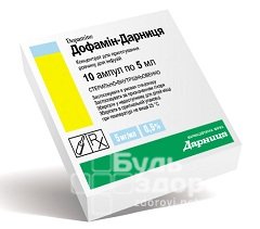Лекарственная форма Дофамина - концентрат для приготовления раствора для инфузий
