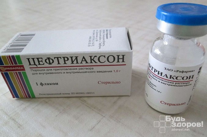 Цефтриаксон - антибиотик для лечения уретрита