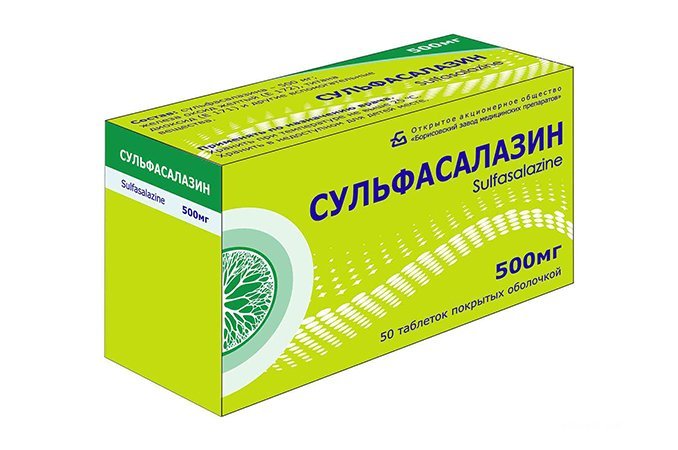 Сульфасалазин - противовоспалительный препарат для лечения язвенного колита