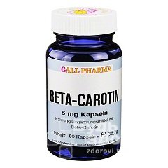 Бета-каротин в капсулах