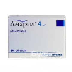 Амарил в дозировке 4 мг