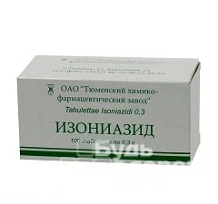 Противотуберкулезный препарат Изониазид в форме таблеток