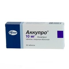 Таблетки Аккупро в дозировке 10 мг