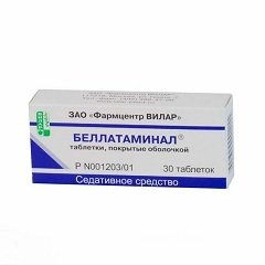 Седативный препарат Беллатаминал