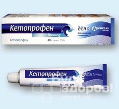 Противовоспалительный гель Кетопрофен