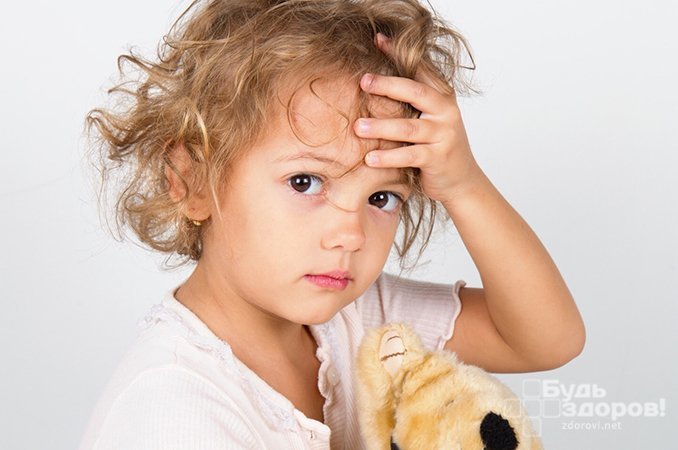 Синусит - одна из причин головной боли у детей