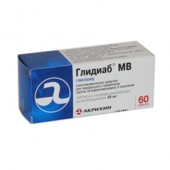 Таблетки Глидиаб – инструкция, отзывы, показания