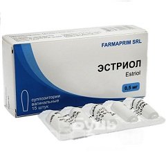 Вагинальные свечи Эстриол
